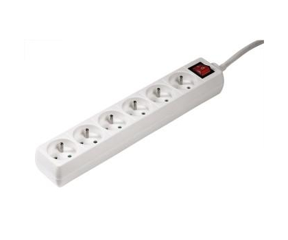 Listwa zasilająca Hama "STANDARD" 6GN, 3M